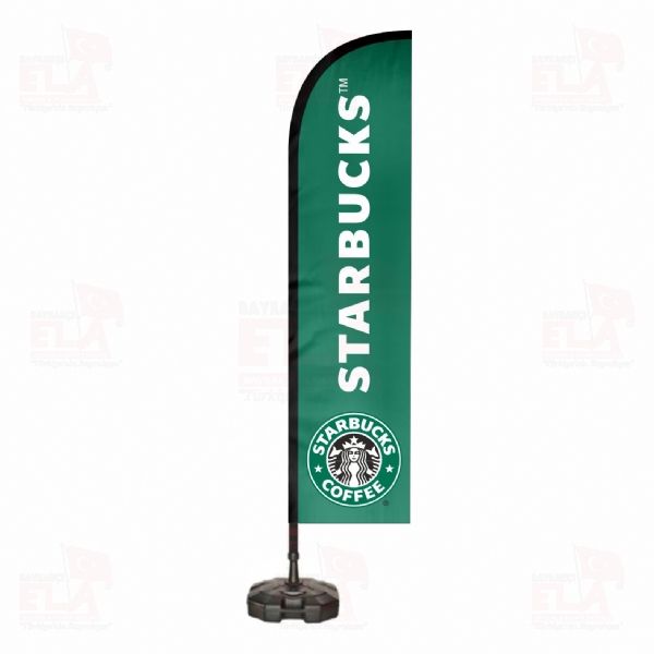 Starbucks �zel Tasar�m Bayrak Starbucks �ste�e �zel Bayraklar