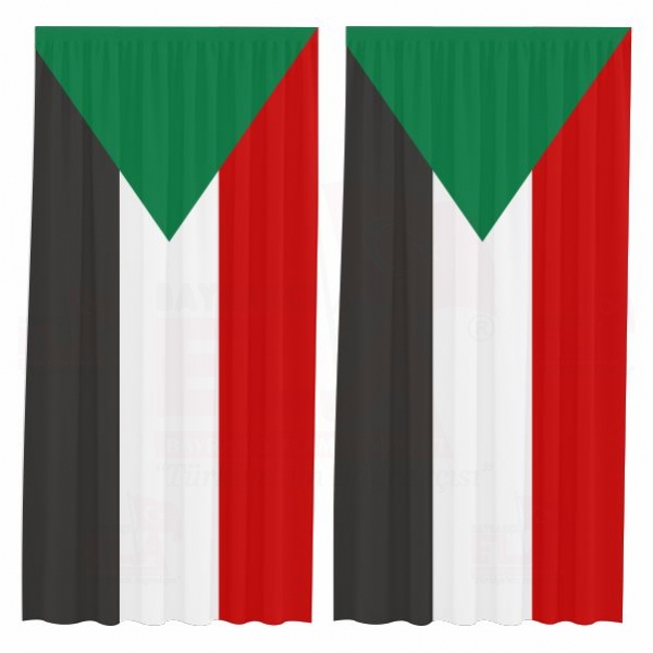 Sudan Bask�l� G�ne�lik Perdeler