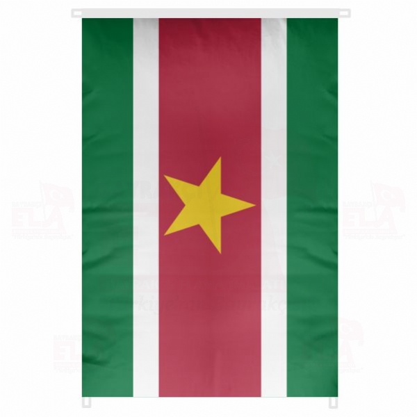Surinam Bina Boyu Bayraklar