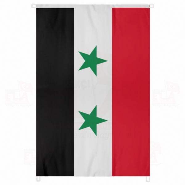 Suriye Bina Boyu Bayraklar