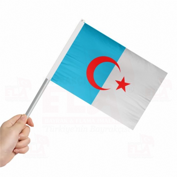 Suriye Türkmenleri Sopalı Bayrak ve Flamalar