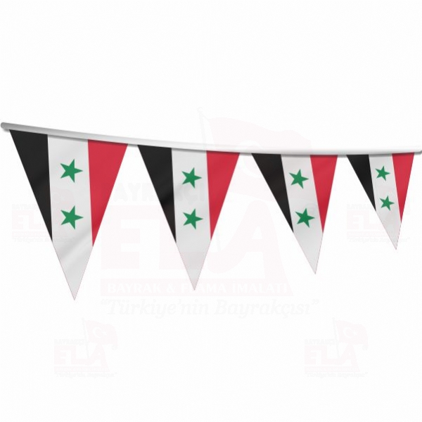 Suriye Üçgen Bayrak ve Flamalar