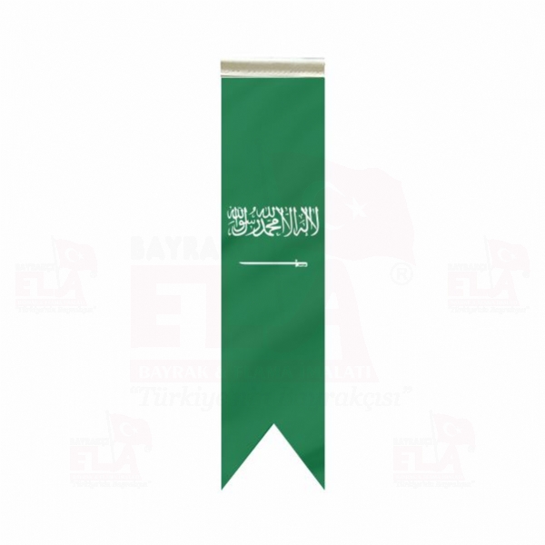 Suudi Arabistan zel Logolu Masa Bayra