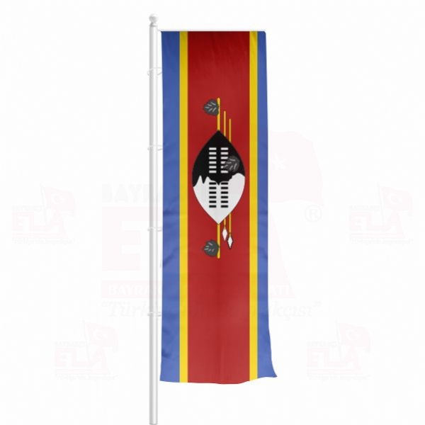 Svaziland Yatay ekilen Flamalar ve Bayraklar