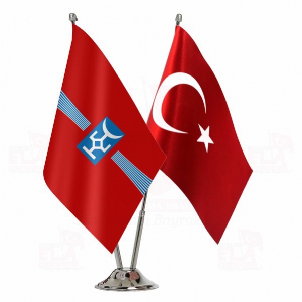 Talas T�rkleri 2 li Masa Bayra��