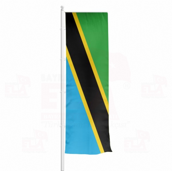 Tanzanya Yatay ekilen Flamalar ve Bayraklar