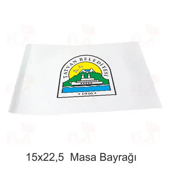 Tatvan Belediyesi Masa Bayrağı