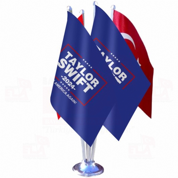 Taylor Sw�ft 2024 Save Amer�ca Aga�n D�rtl� �zel Masa Bayra��