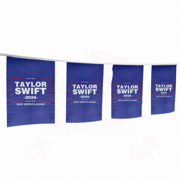 Taylor Sw�ft 2024 Save Amer�ca Aga�n �pe Dizili Flamalar ve Bayraklar