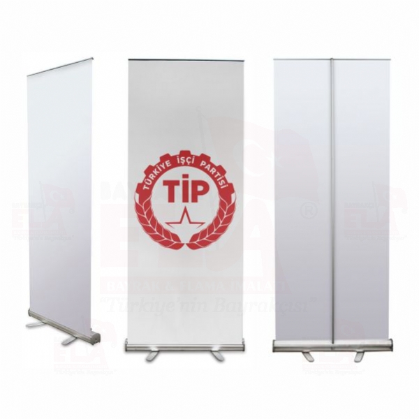Tip Partisi Banner Roll Up