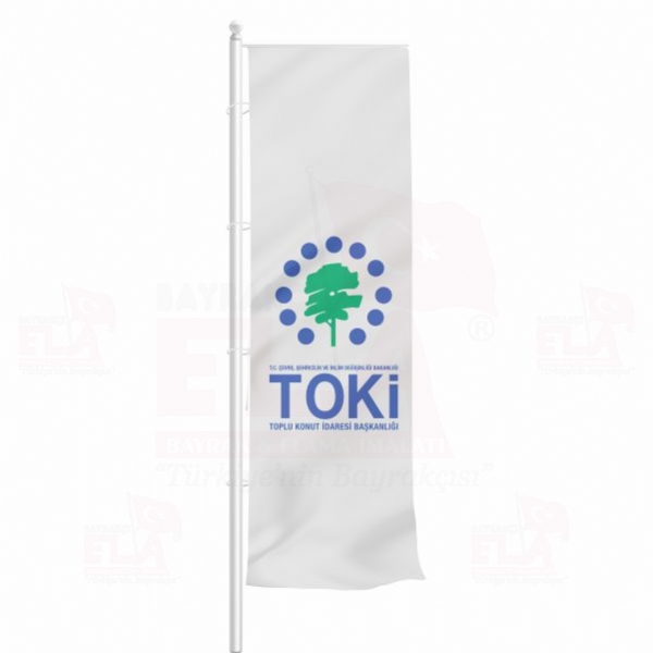 Toki Yatay �ekilen Flamalar ve Bayraklar