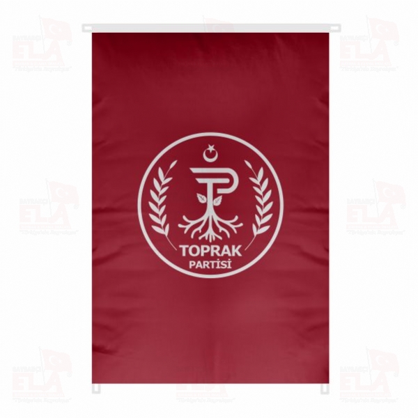Toprak Partisi Bina Boyu Bayraklar