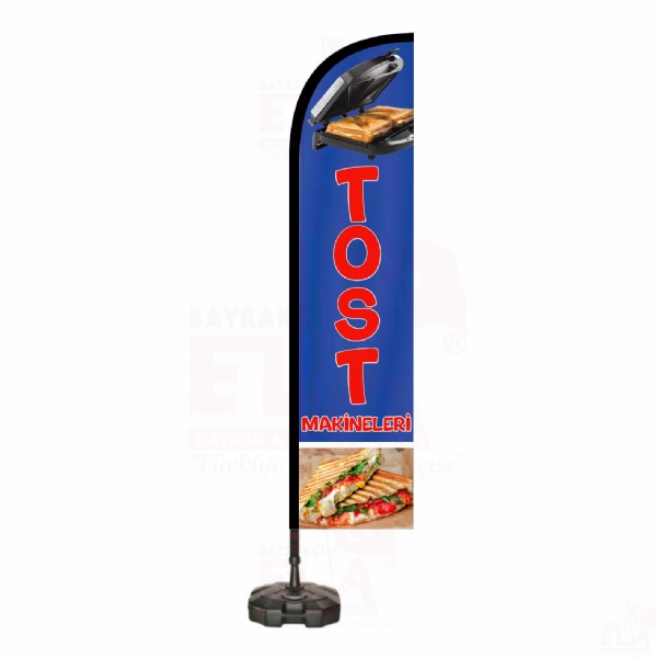 Tost Makineleri Plaj Bayra�� ve Yelken Bayra��