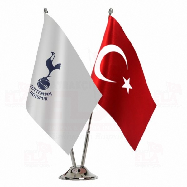 Tottenham Hotspur FC 2 li Masa Bayrağı