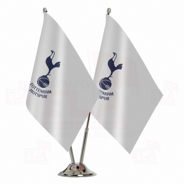Tottenham Hotspur FC İkili Masa Bayrağı