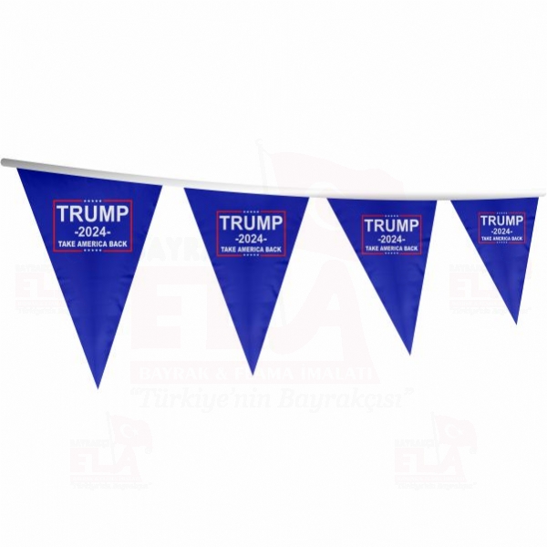 Trump ��gen Bayrak ve Flamalar