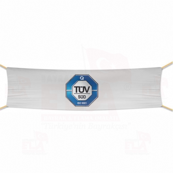 T�V S�D ISO 9001 Afi� ve Pankartlar