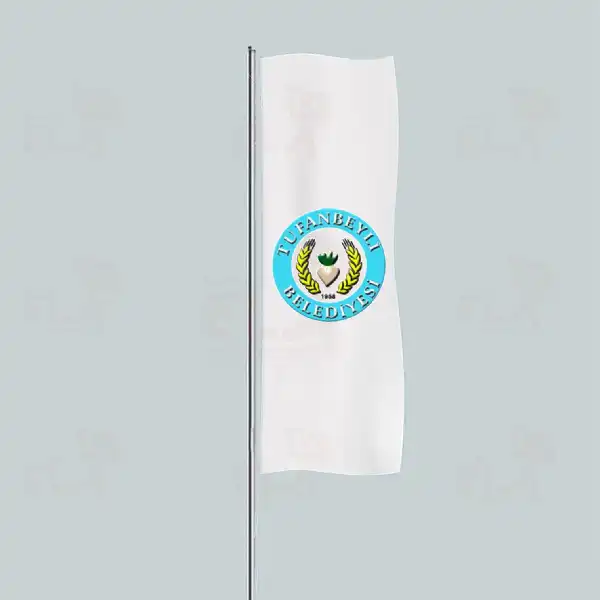 Tufanbeyli Belediyesi Yatay ekilen Flamalar ve Bayraklar