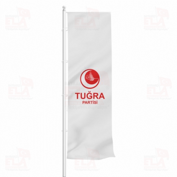 Tu�ra Partisi Yatay �ekilen Flamalar ve Bayraklar