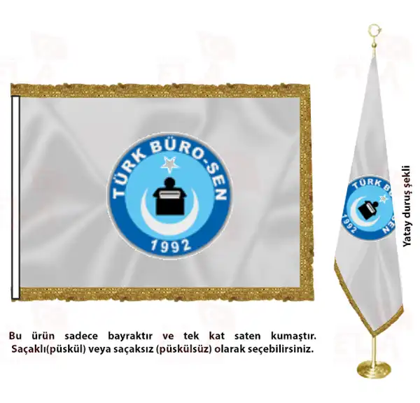 Türk Büro Sen Makam Flaması Ebatı