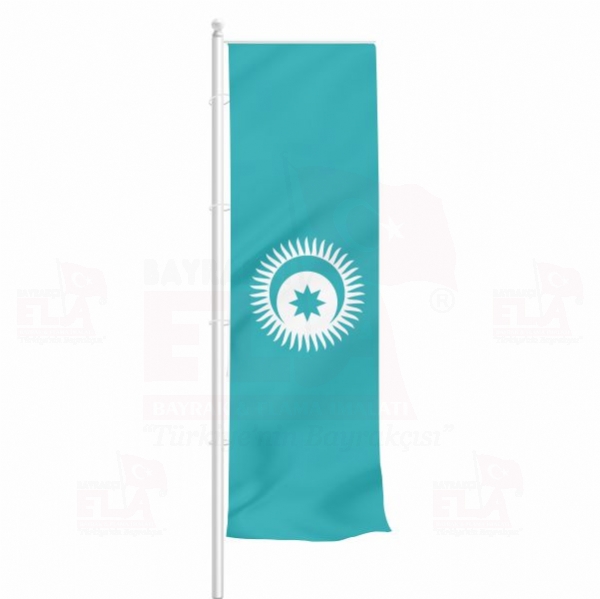Türk Devletleri Teşkilatı Yatay Çekilen Flamalar ve Bayraklar