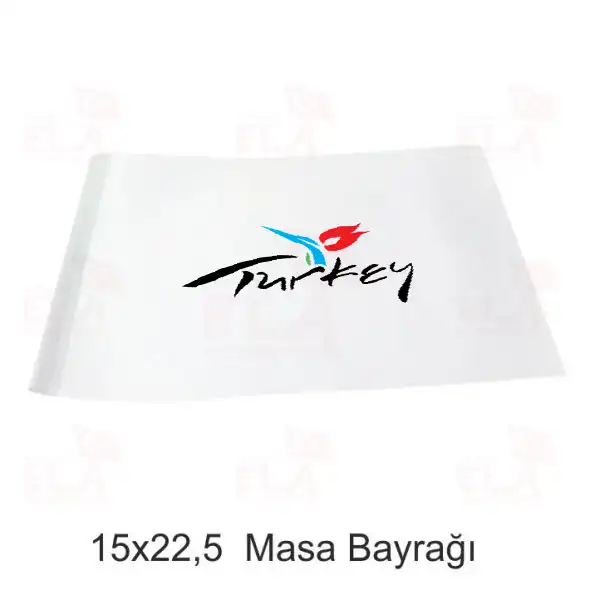 Turkey Masa Bayrağı