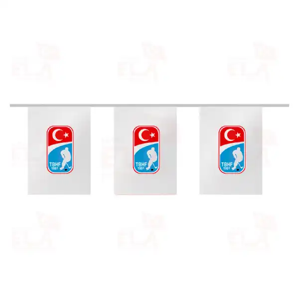 Türkiye Buz Hokeyi Federasyonu İpe Dizili Flamalar ve Bayraklar