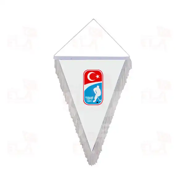 Türkiye Buz Hokeyi Federasyonu Saçaklı Takdim Flamaları