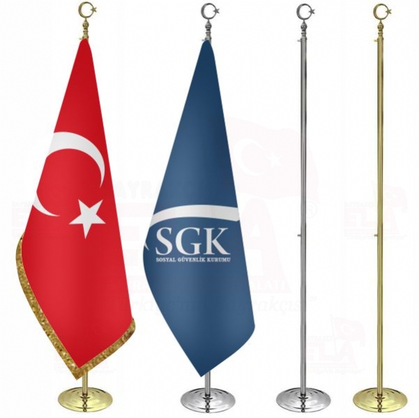Türkiye Cumhuriyeti Sosyal Güvenlik Kurumu Telalı Makam Bayrağı