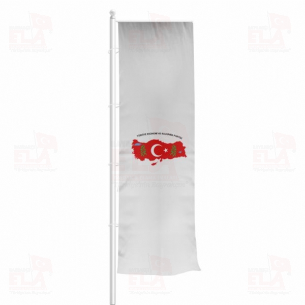 T�rkiye Ekonomi ve Kalk�nma Partisi Yatay �ekilen Flamalar ve Bayraklar