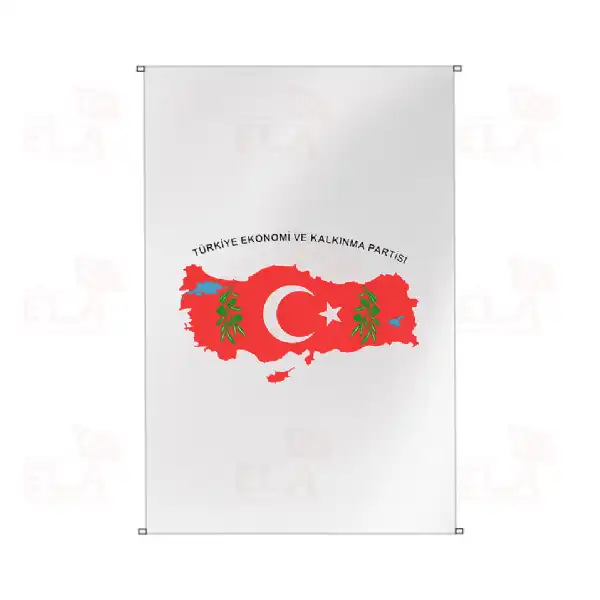 Trkiye Ekonomi ve Kalknma Partisi Bina Boyu Bayraklar