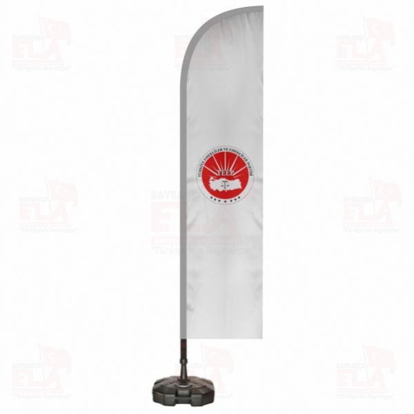 T�rkiye Emekliler ve Emek�iler Partisi Plaj Bayra�� ve Yelken Bayra��