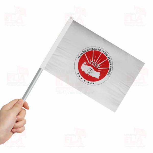 T�rkiye Emekliler ve Emek�iler Partisi Sopal� Bayrak ve Flamalar