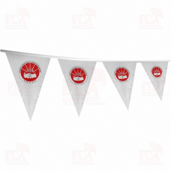 T�rkiye Emekliler ve Emek�iler Partisi ��gen Bayrak ve Flamalar