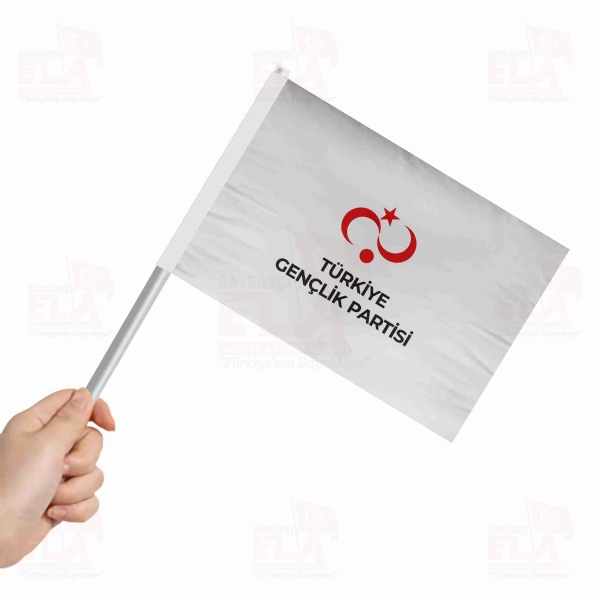 T�rkiye Gen�lik Partisi Sopal� Bayrak ve Flamalar