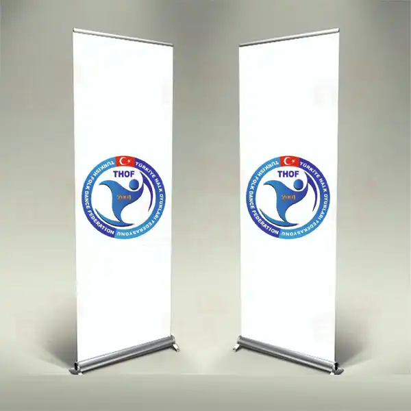 Türkiye Halk Oyunları Federasyonu Banner Roll Up