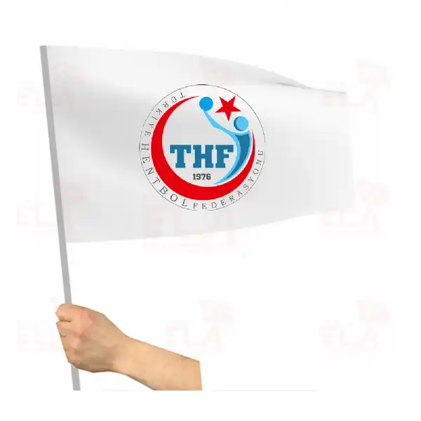 Türkiye Hentbol Federasyonu Sopalı Bayrak ve Flamalar