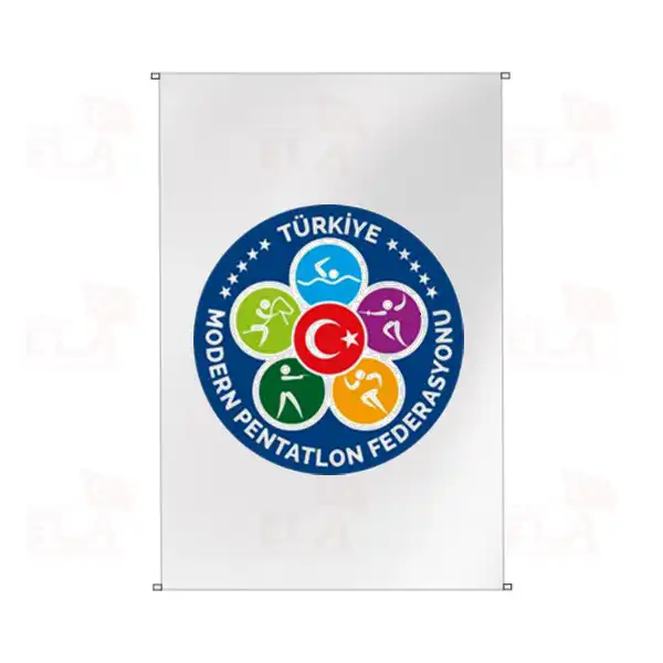 Trkiye Modern Pentatlon Federasyonu Bina Boyu Bayraklar