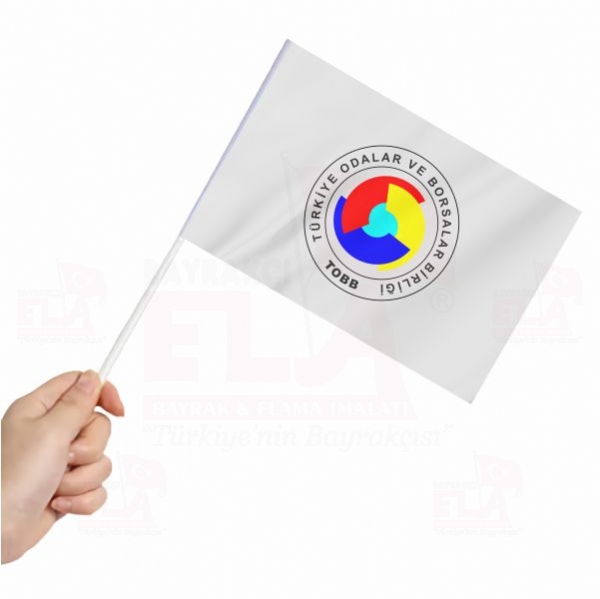 T�rkiye Odalar ve Borsalar Birli�i Sopal� Bayrak ve Flamalar