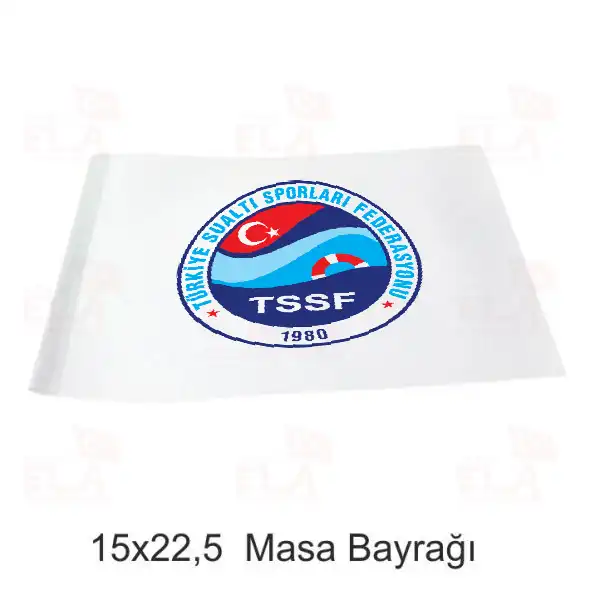 Türkiye Sualtı Sporları Federasyonu Masa Bayrağı