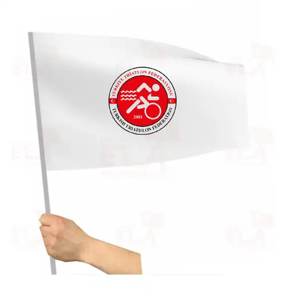 Türkiye Triatlon Federasyonu Sopalı Bayrak ve Flamalar
