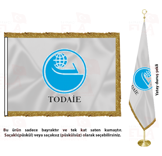 Türkiye ve Orta Doğu Amme İdaresi Enstitüsü Saten Makam Flaması