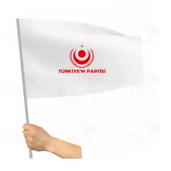 Trkiyem Partisi Sopal Bayrak ve Flamalar