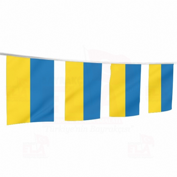 Ukrayna İpe Dizili Flamalar ve Bayraklar