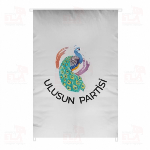 Ulusun Partisi Bina Boyu Bayraklar