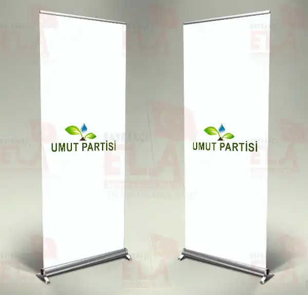 Umut Partisi Banner Roll Up