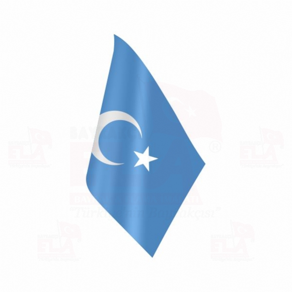 Uygur Türkleri Masa Bayrağı
