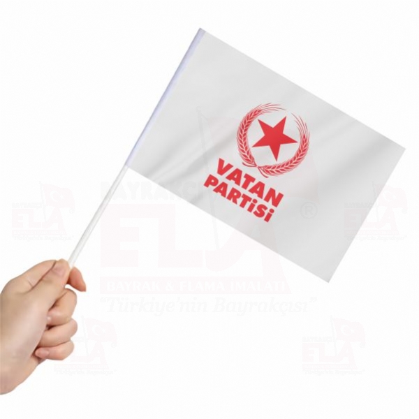 Vatan Partisi Sopal Bayrak ve Flamalar