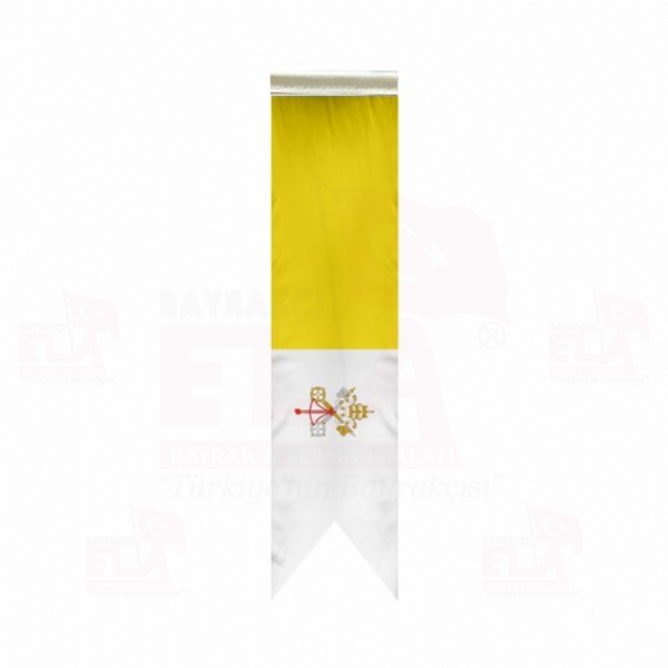 Vatikan Özel Logolu Masa Bayrağı