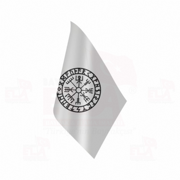 Viking Sembol� Nordic Pusula Masa Bayra��
